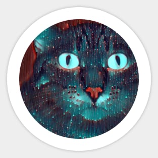 Behavioral mycat, revolution for cats Sticker